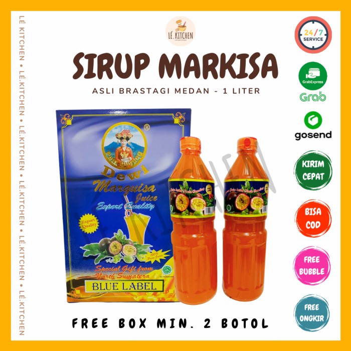 

SIRUP MARKISA MEDAN ASLI BRASTAGI 1 LITER MURNI HOMEMADE HALAL