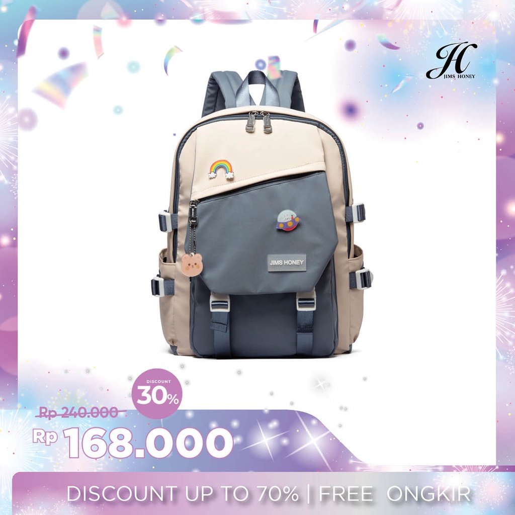 DISKON JIMS HONEY TAS RANSEL LAPTOP JOAN BACKPACK