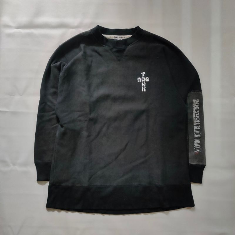 Crewneck Dog Town Black Dragon. Second Branded Original