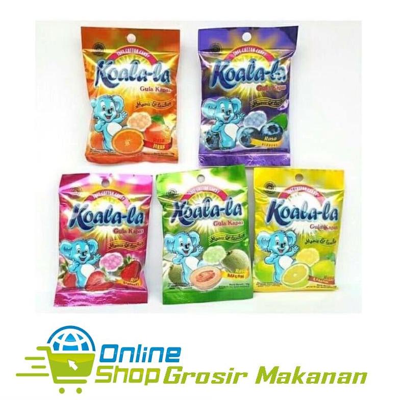 

[KJT64] MANISAN PERMEN GULA KAPAS LA LA KOALA-LA KOALA KOALALA 10 Sachet gk8u7