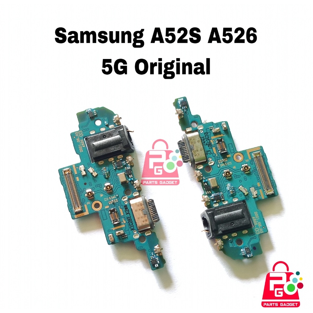 Konektor Charger Samsung A52S A526 5G Original Pcb Board Usb Papan Cas mic