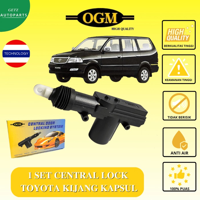 Central Lock Sentral Lock Central Door Lock System Centrallock Komplit 4 Pintu Kunci Mobil Toyota Ki