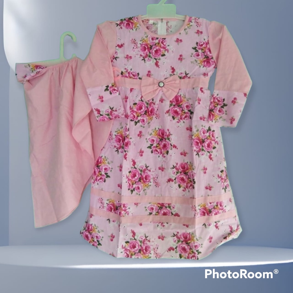 Baju Muslim | Baju Gamis Anak Perempuan, Cewek Umur 5 - 6 ..- 8 Tahun