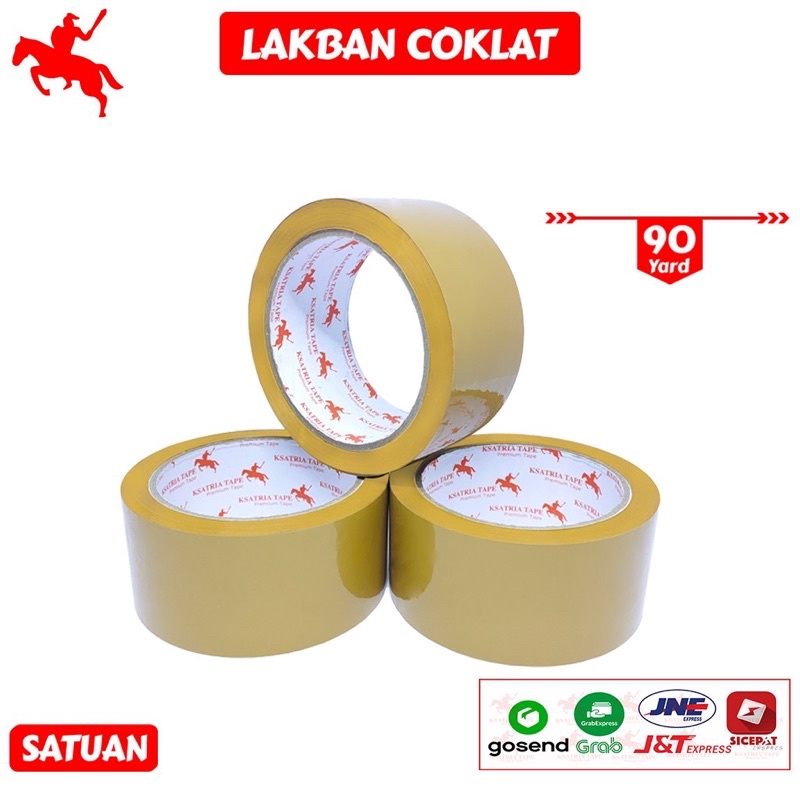 

Lakban Opp Tape Lakban Coklat 90yard