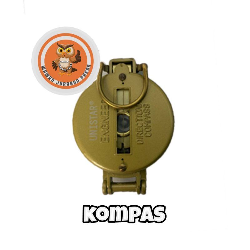 kompas bidik besi, kompas penunjuk arah