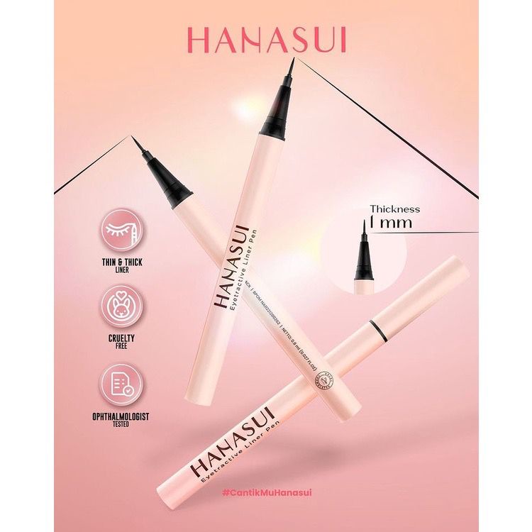 Hanasui Eyebrowtiful Pencil | Eyetractive Liner Pen | Pensil Alis | Eye Makeup Series
