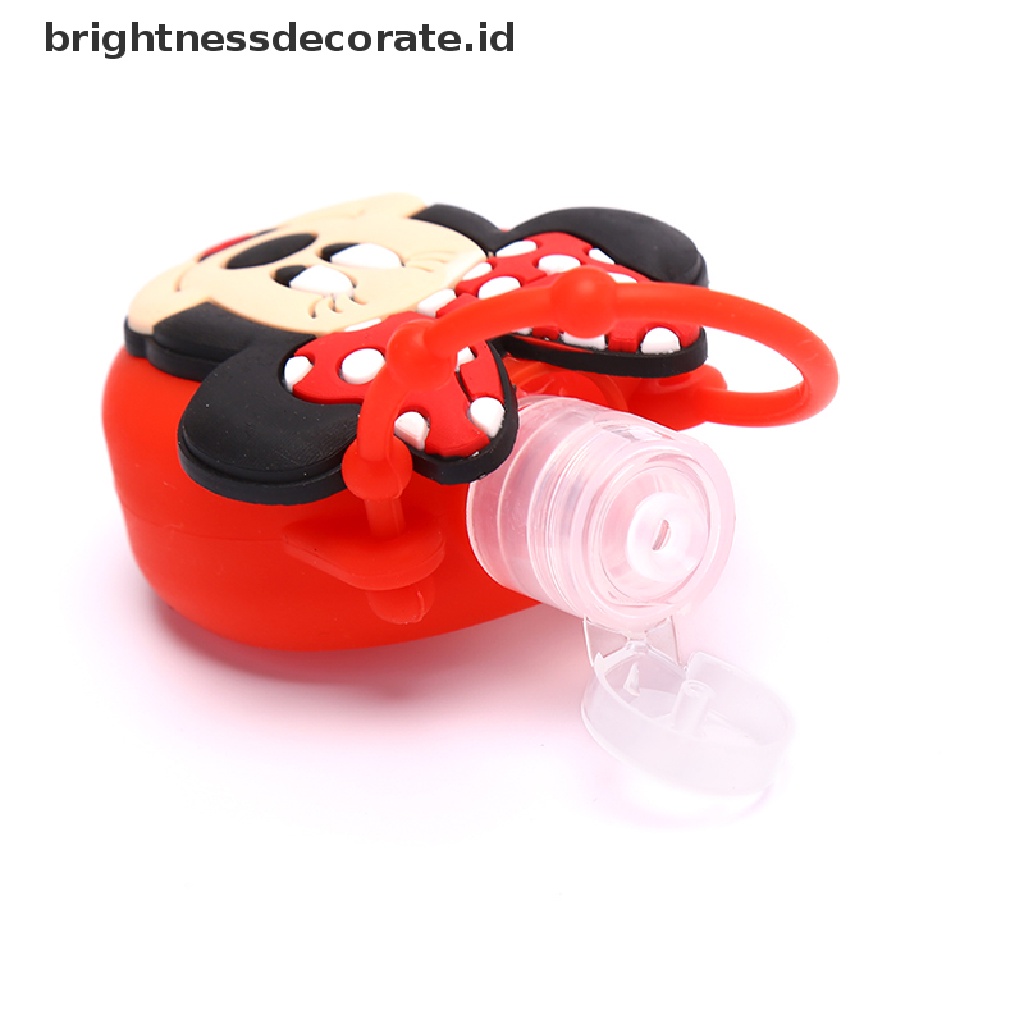 [Birth] 30ml Lucu Imut Carton Hand Sanitizer Shower Lotion Holder Botol Bulat Kosong [ID]