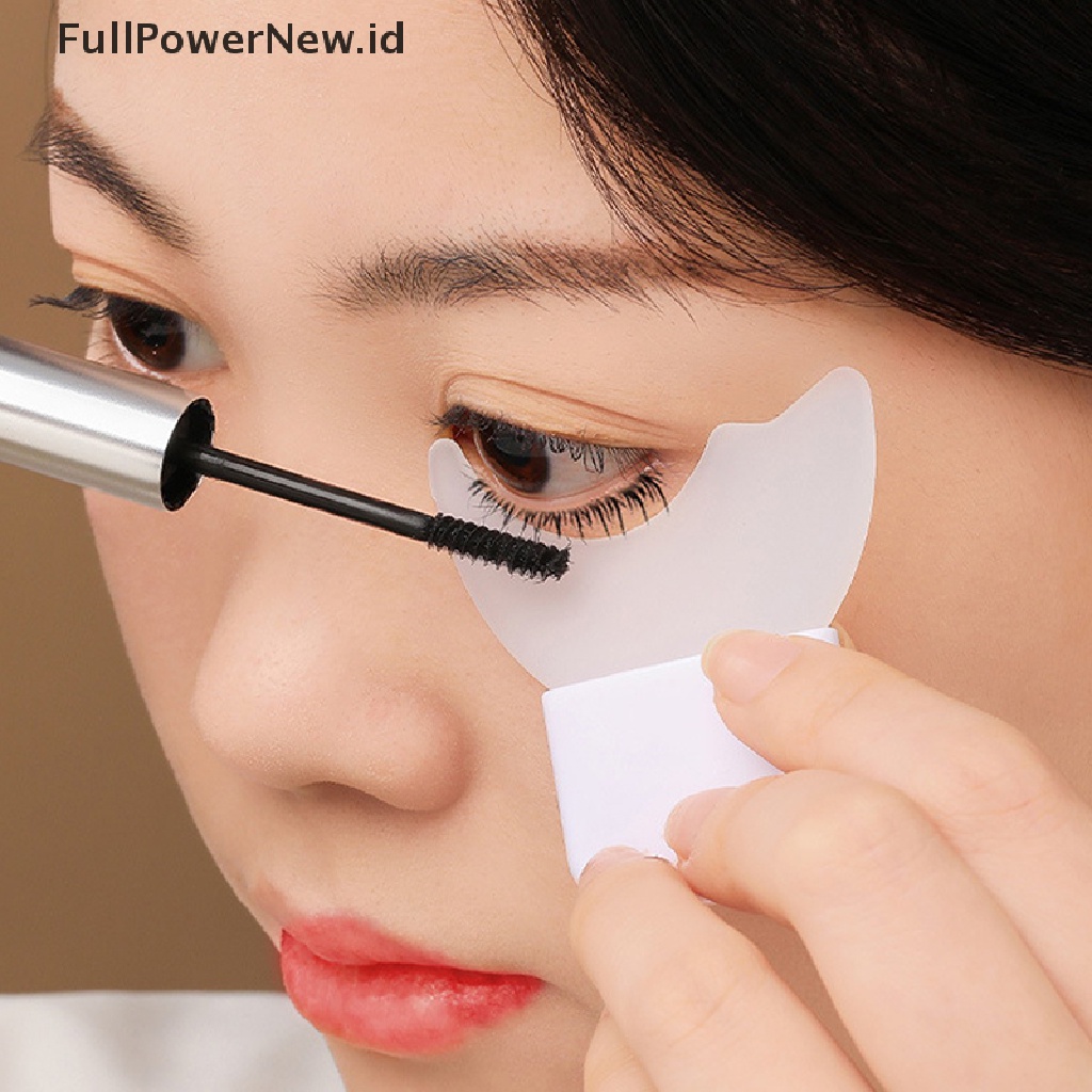Power 1Pcs Profesional Eyeliner Template Silicone Maskara Baffle Eyeliner Aid Tool ID