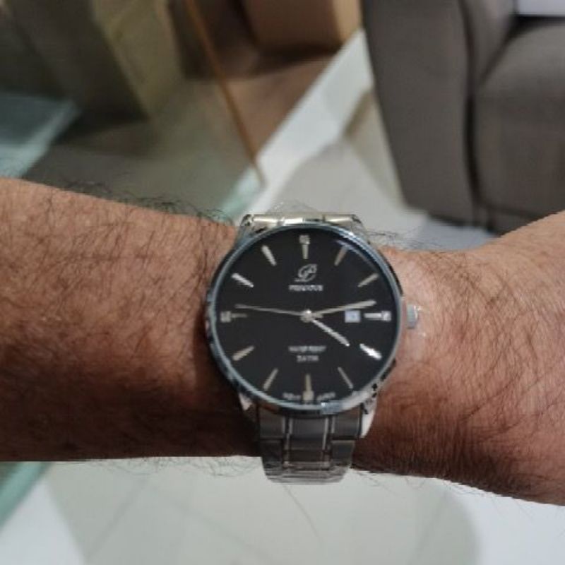 JAM TANGAN PRIA ANTI AIR MEWAH SIMPLE ELEGAN PRECIOUS M7001 STAINLESS STEEL ORIGINAL BERGARANSI JAPAN MOVEMENT