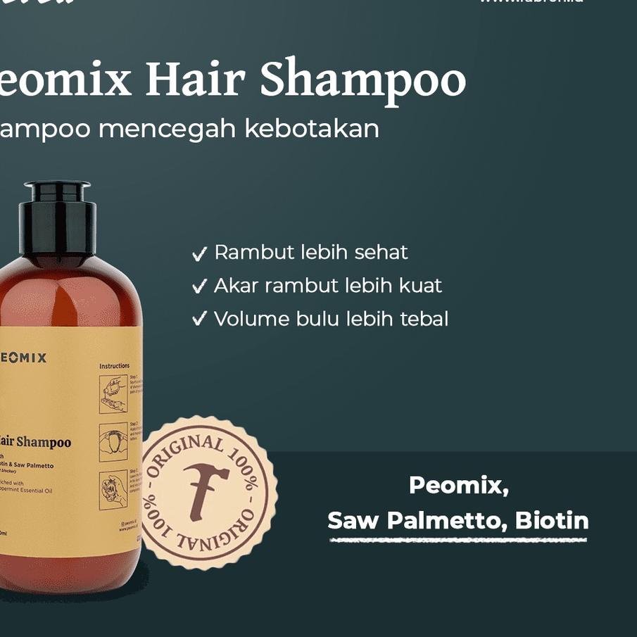 ❄ Peomix Hair Shampoo - Mencegah Kebotakan ♨