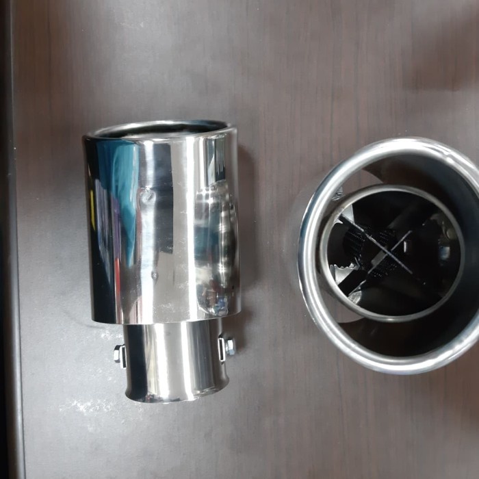 Laris Muffler Mufle Knalpot Buntut Knalpot Sambungan Knalpot Oval semua mobil Universal