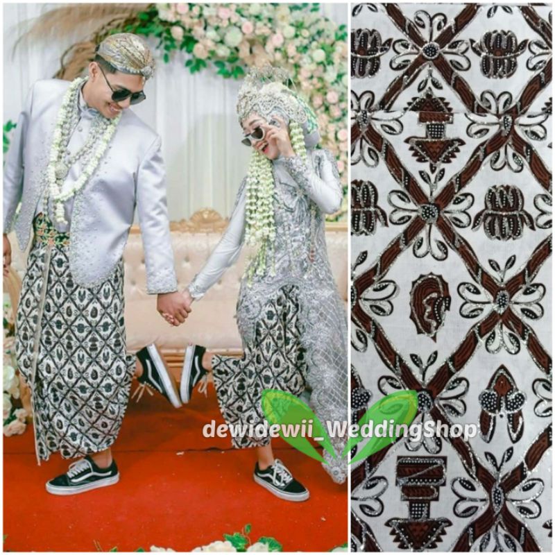 [Sepasang] Jarik Pengantin Prodo - Motif Sido Mulyo || Instan &amp; Lembaran