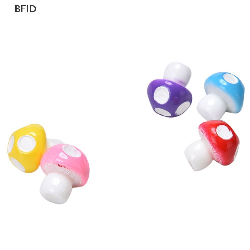 [BFID] 10/20pcs Ornamen Taman Jamur Mini Lucu Miniatur Pot Tanaman Rumah Boneka Peri [ID]