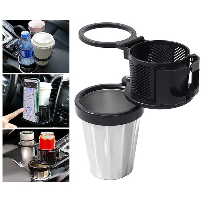 barokahgamis Cardin Phone &amp; Cup Holder 3 in 1 / Holder Multifungsi Mobil