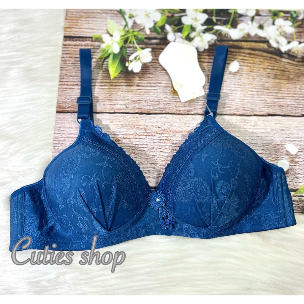 BRA RENDA MOTIF EMBOSS CUP B BESAR , SIZE 38 -44
