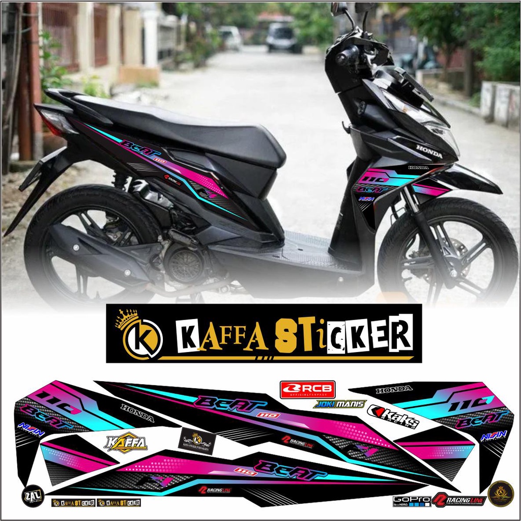 Sticker Striping List Variasi Beat /Street - Striping Variasi Beat NEW/Street