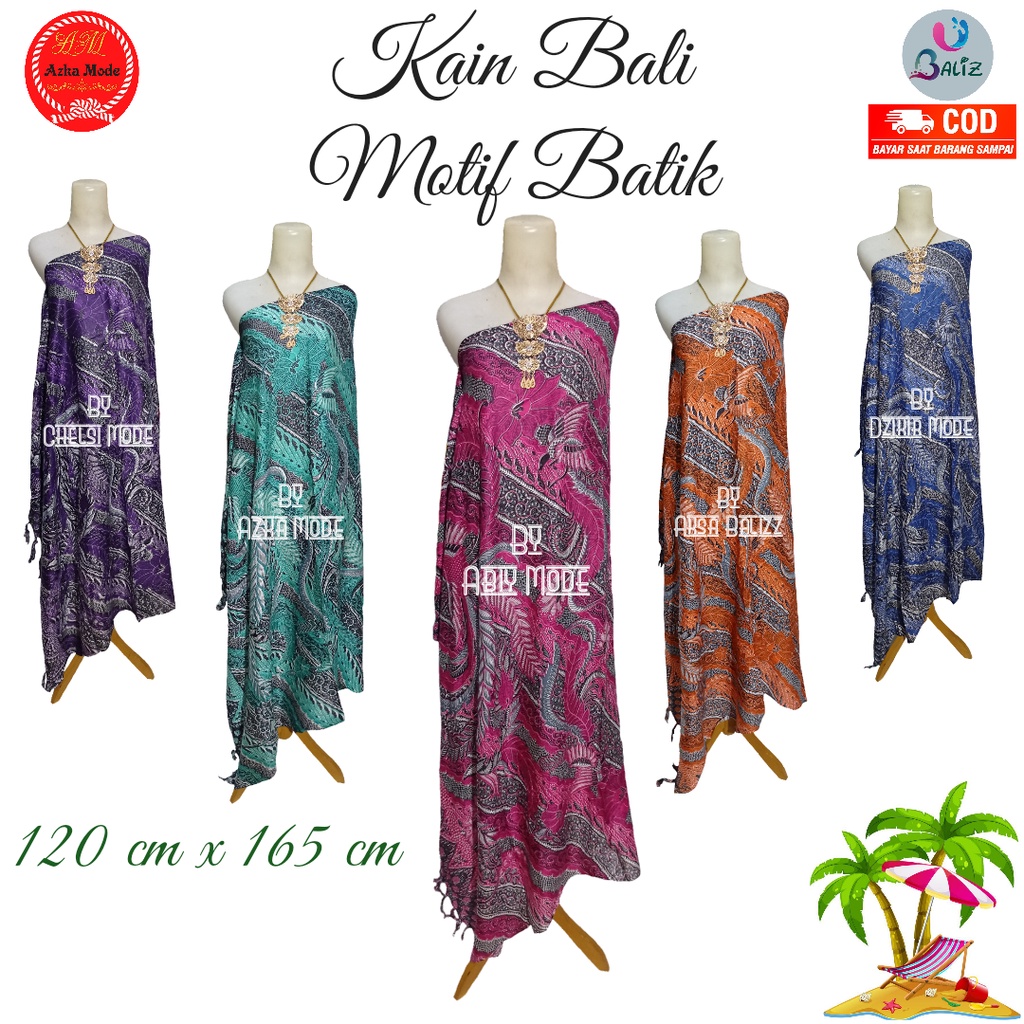 Kain Pantai Kain Bali Pantai - Kain Bali Motif New Batik Standar - Sarung Pantai SEMBILAN MODE - Sarung Bali - Kain Pantai - Kain Katun Jepang - Kain Untuk Hiasan Dinding - Kain Untuk Plafon Mobil Truk Dan Mobil 3/4 Lainnya