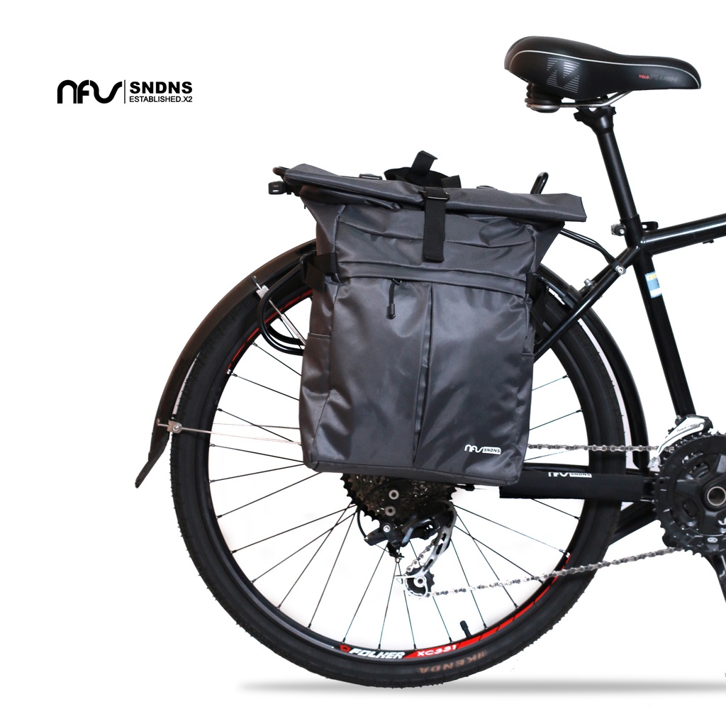 Tas Pannier Sepeda Tas Sepeda Belakang Tas Touring Sepeda Bisa Jadi Rangsel Backpack  muat 25 liter Waterproof TRX