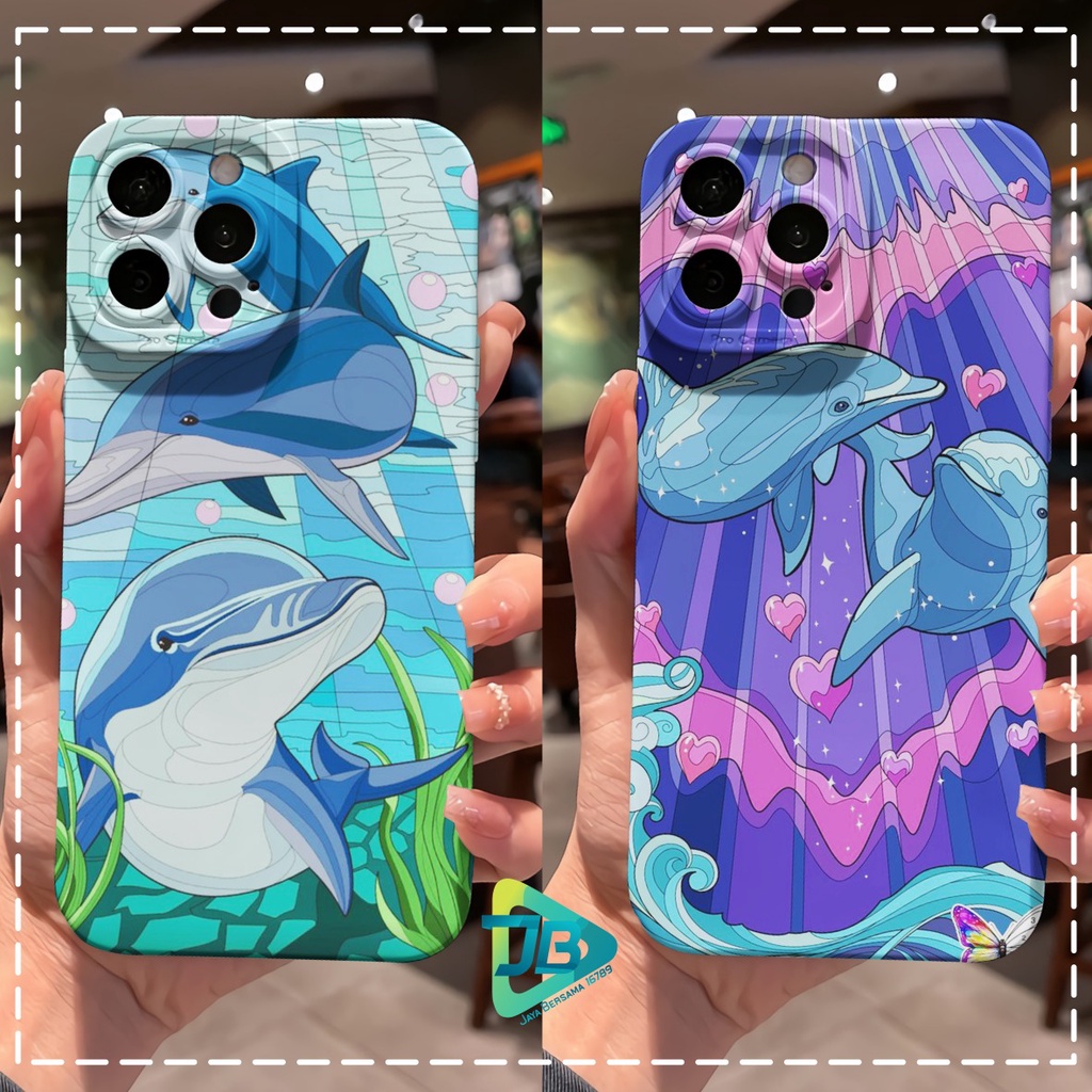 CUSTOM CASE SOFTCASE SILIKON PROCAMERA  DOLPIN CUSTOM OPPO A3S A1K A5S A7 A37 NEO 9 A15 A15S A16 F1S A59 A96 A52 A92 A31 A8 A33 A53 A9 A5 2020 JB6737