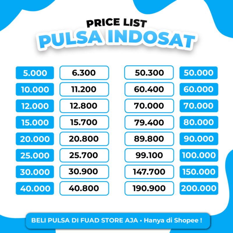 PULSA INDOSAT MURAH & TERCEPAT • V2