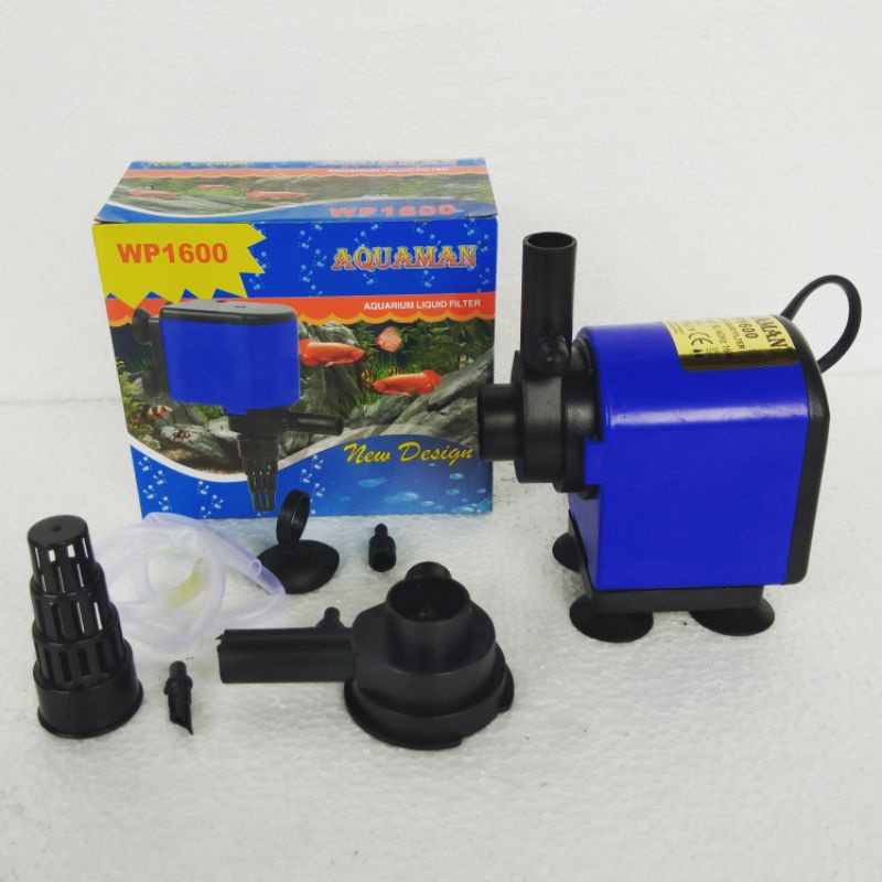 mesin pompa filter celup AQUAMAN WP 1600 power heads akuarium waterpump kolam water pump ph