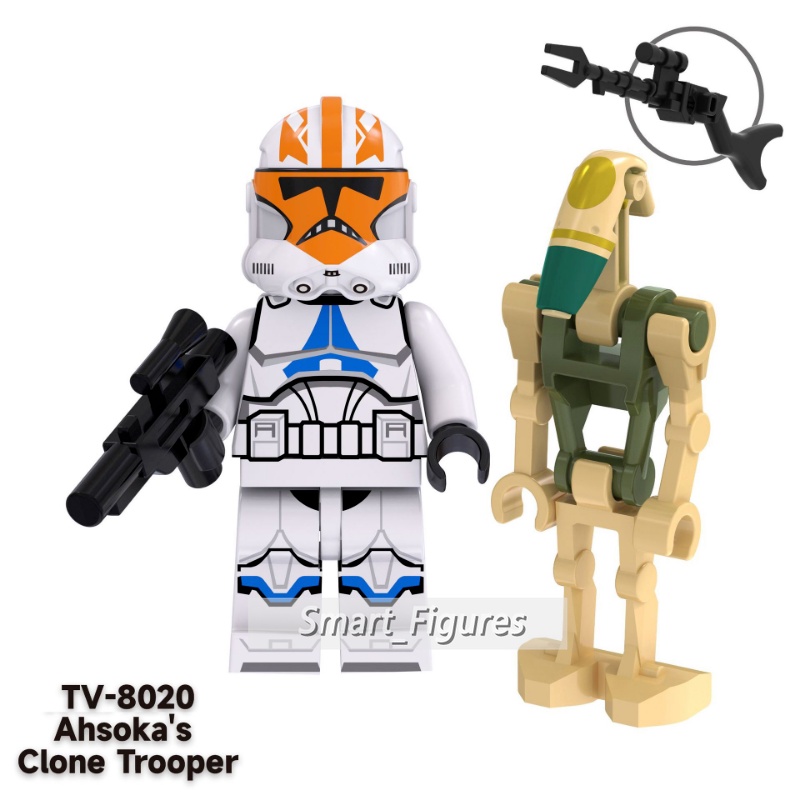 Cal Kestis Minifigures Rahm Kota Obi-Wan Ahsoka Star Wars Fallen Order Mainan Hadiah Adventure Game Mini Fiugres TV6103