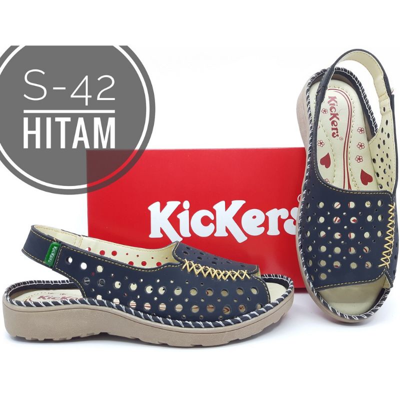 sepatu sandal kickers wanita kekinian  kode sl_42 tersedia size jumbo 41_45