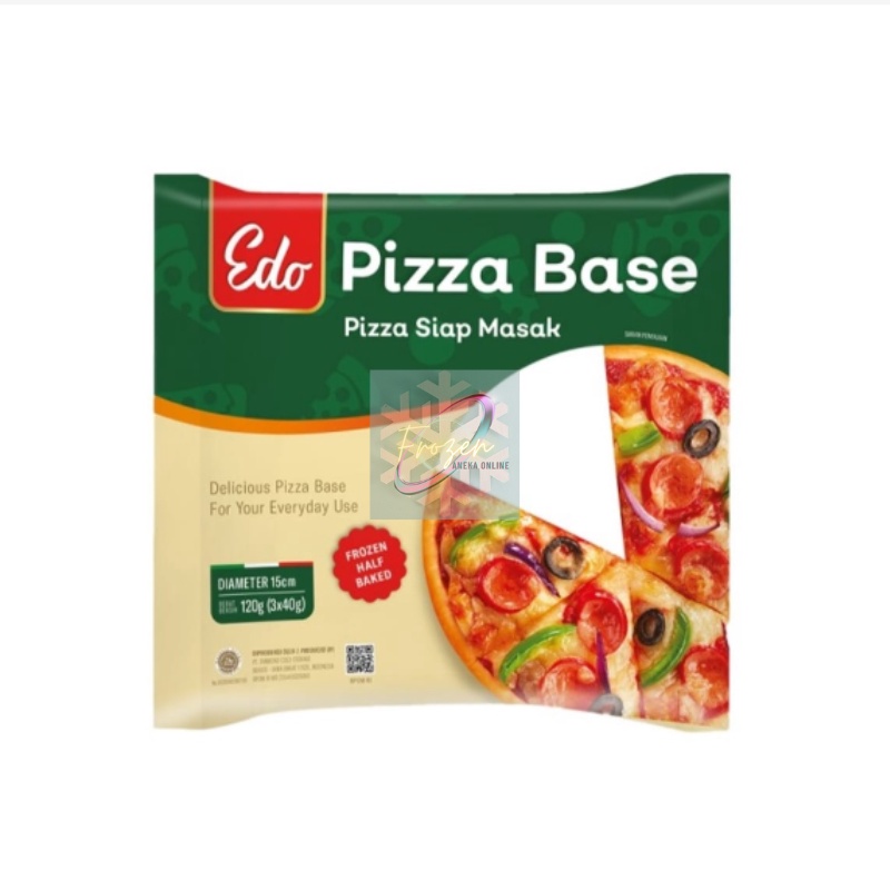 

Edo Pizza Base/Pizza Siap Masak 120 gram - isi 3