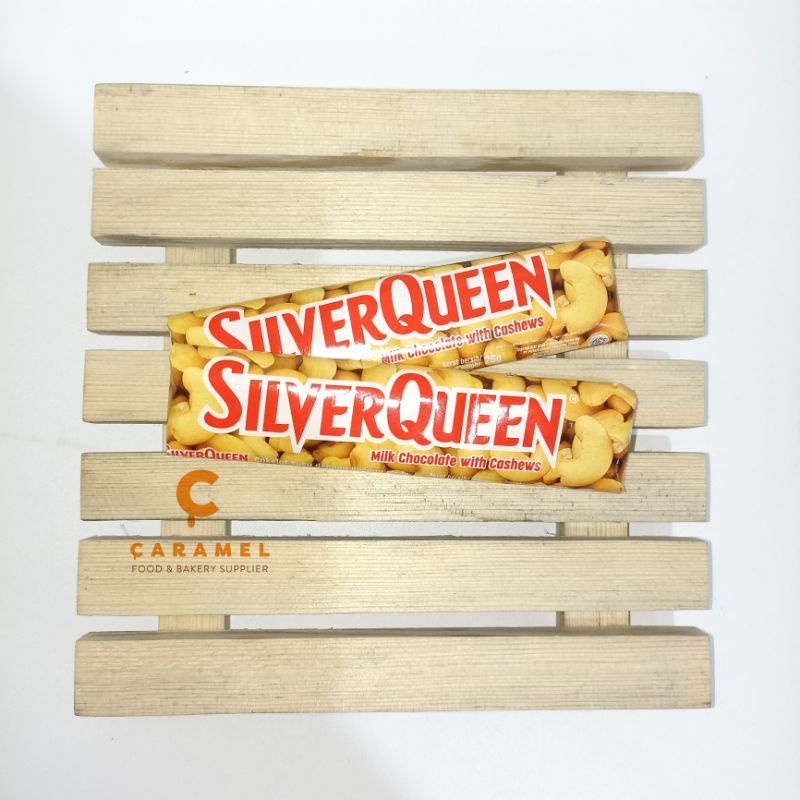 

Silverqueen Cashew 25gr- Chocolate Silver Queen- SQ milk chocolate with cashew