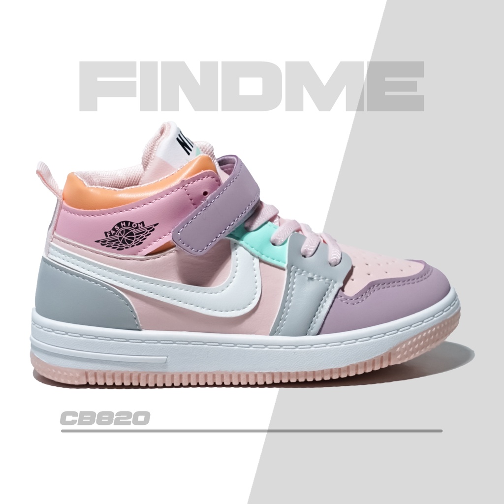 SEPATU SNEAKERS ANAK ANAK HIGHCUT ALA ER JODAN KECE POLL BAHAN PU IMPORT CB820