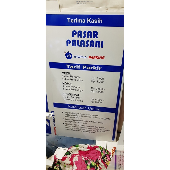 

Papan Jalan Papan Rambu Parkir Full Reflective Custom