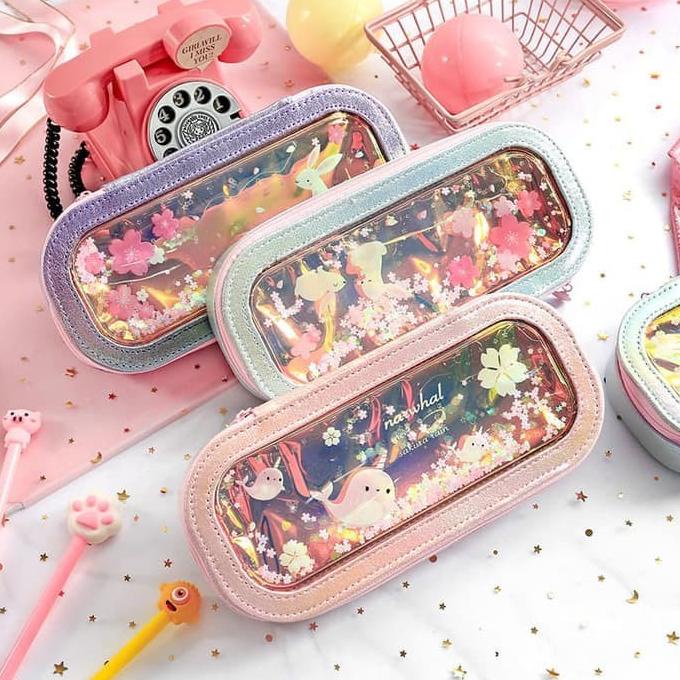 

TEMPAT PENSIL UNIK / PENCIL CASE BLING BLING CANTIK UH654OIK