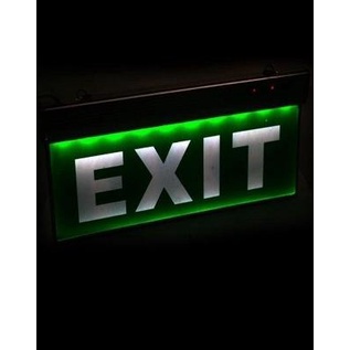 Lampu Exit Lamp Emergency Exit Sign Lamp Acrylic Lampu Emergency Exit sumberh11