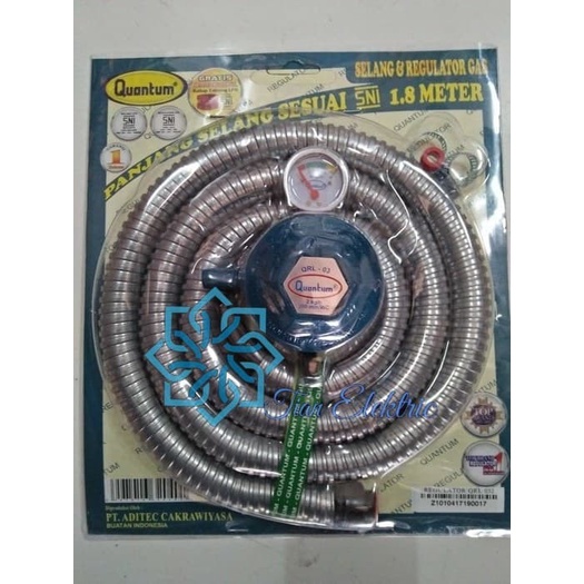 QUANTUM Regulator & Selang Gas ORIGINAL.