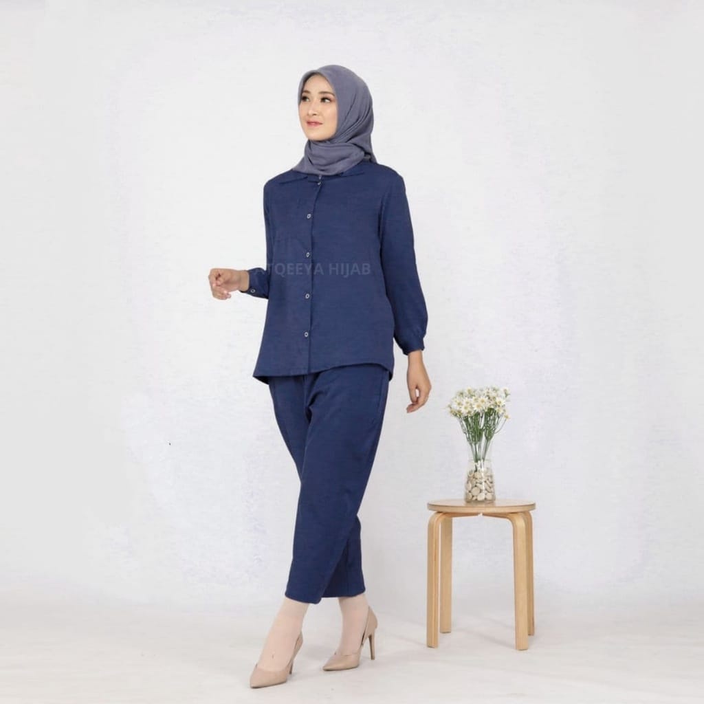 SETELAN KEMEJA WANITA / ONE SET KEMEJA / SETELAN VIRAL / one set / AIRIN SET / setelan rok wanita / 