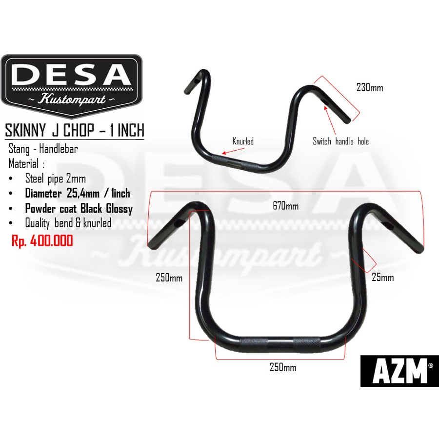 Stang Custom Stang Chopper Stang Harley Stang Sportster Skinny Hitam