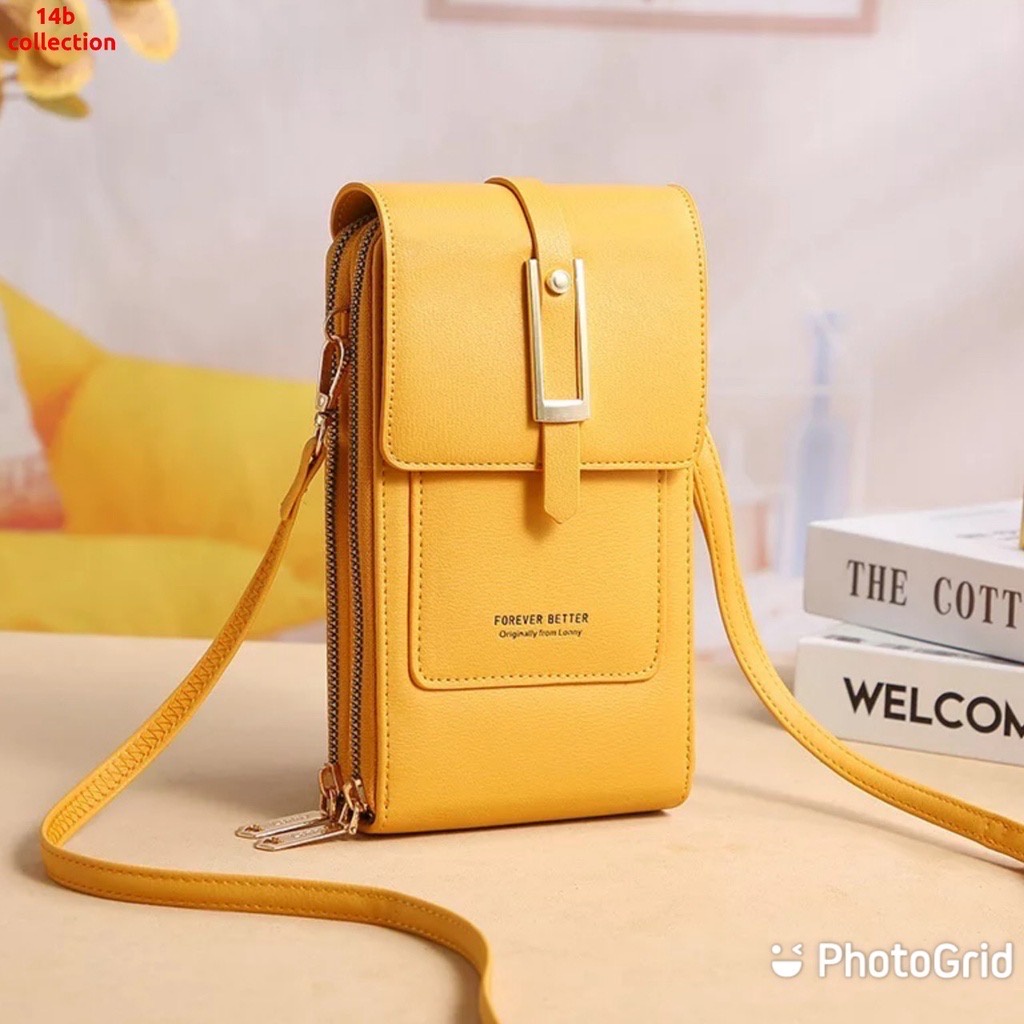 Sale 2023 Dompet Panjang Wanita Buylor Tas Ponsel Selempang Bahu  Tas Wanita Trend Kapasitas Besar Dompet Sikat Anti Maling RFID Tas Selempang Fashion