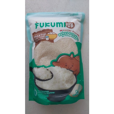 

Fukumi Beras Porang Pouch 1 kg/ Shirataki Konjac Rice