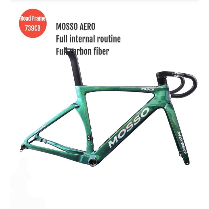 FRAME MOSSO ROADBIKE 739CB RANGKA SEPEDA BALAP ROAD BIKE CARBON MOSSO 739 CB AERO RACING