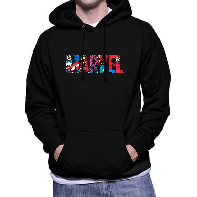 Hoodie Jumper Pria Marvel Studios Matt Cutton Fleece Premium Pria Wanita Bahan Katun