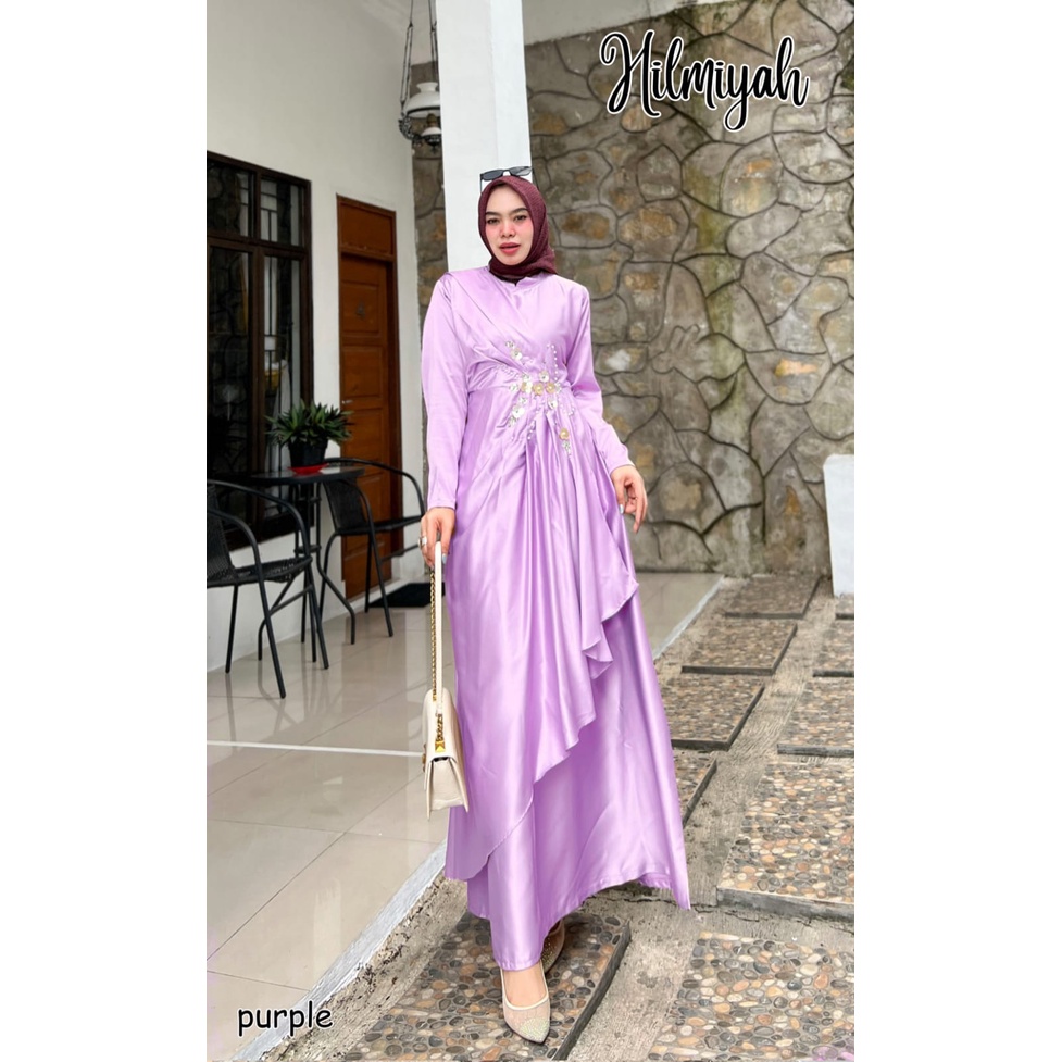 HILMIYAH Gamis kondangan gaun pesta muslimah