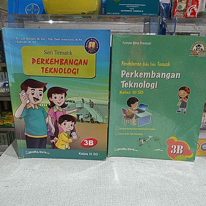 buku yudhistira seri tematik kelas 3 B (dapat 2buku)