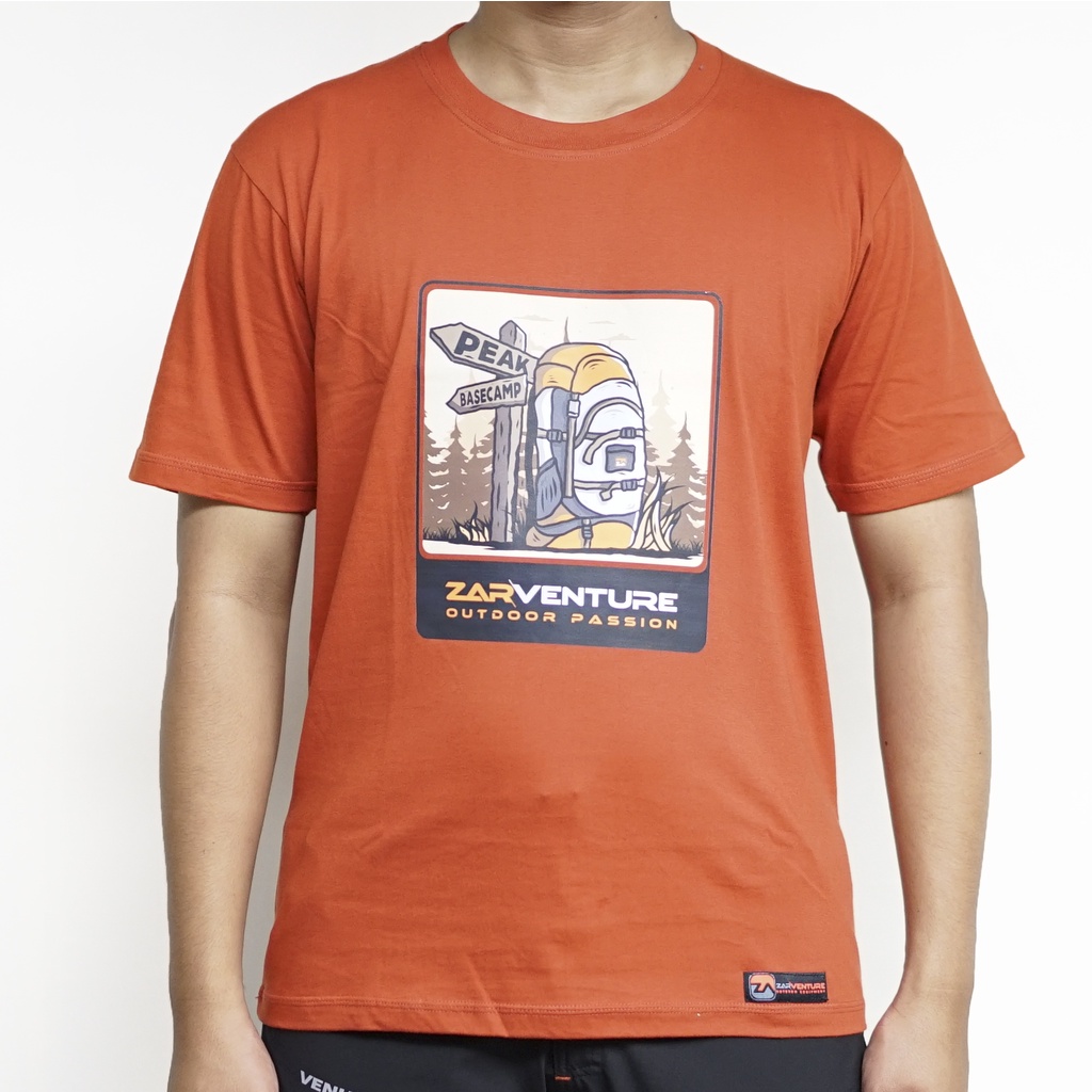 kaos tshirt tema adventure hiking zarventure 1003