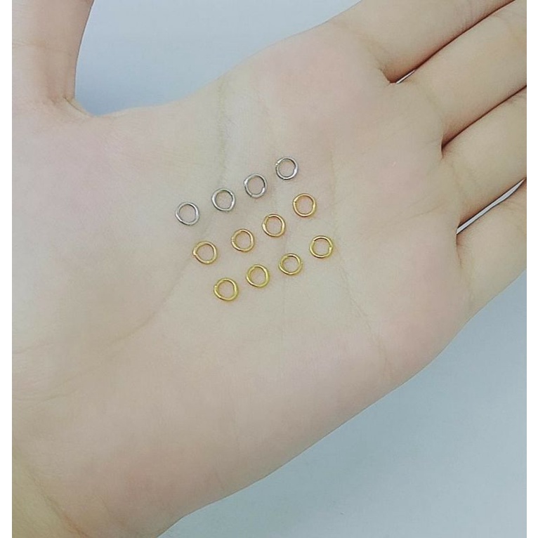 ring penyambung gelang &amp; kalung/perak asli silver 925 lapis emas/perhiasan fashion terbaru