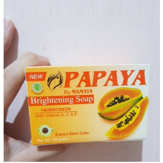 Sabun Papaya By Mamaya Sabun Pemutih Kulit Pepaya BPOM Sabun Pepaya Penghilang Jerawat