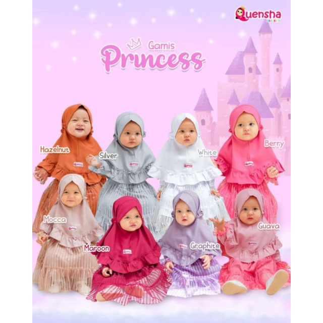 ORI GAMIS PRINCESS BY QUEENSHA BABY KIDS (OPEN PO)