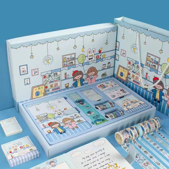 

Agenda Kit Tulis Set Catatan Box Lucu Diary Lucu Buku Journal Notebook