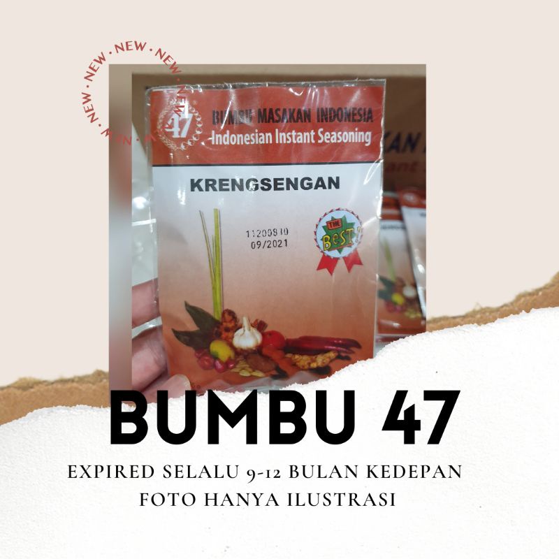 

BUMBU 47 MALANG BUMBU INSTANT - KRENGSENGAN