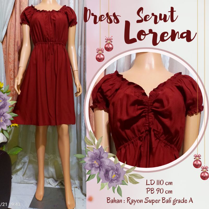 Dress Serut Lorena