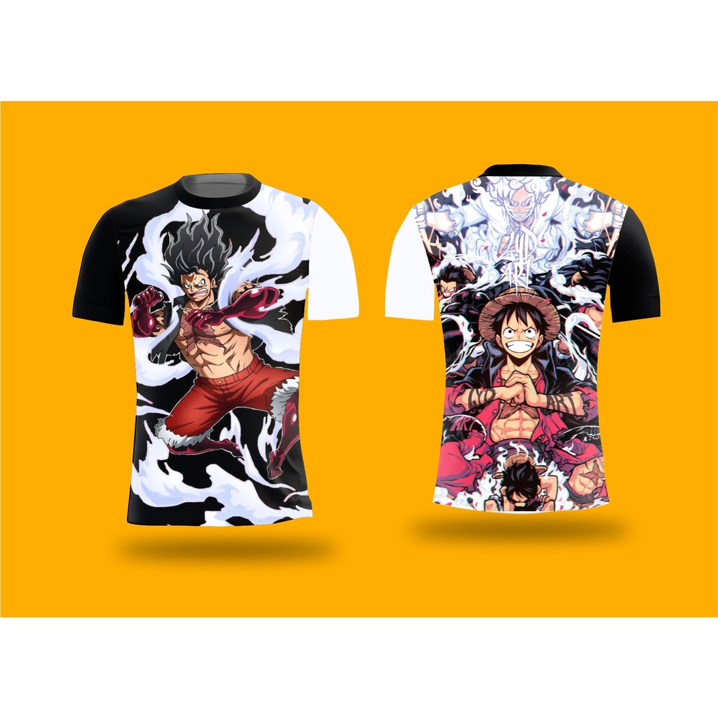 KAOS ANIME JERSEY ANIME ONE PIECE LUFFY SECOND JERSEY ONE PIECE LUFFY SECOND PRINTING SUBLIME FREE N